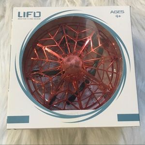 UFO Induction Flying Saucer Red and Kid Friendly